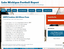 Tablet Screenshot of lakemichiganfootballreport.com